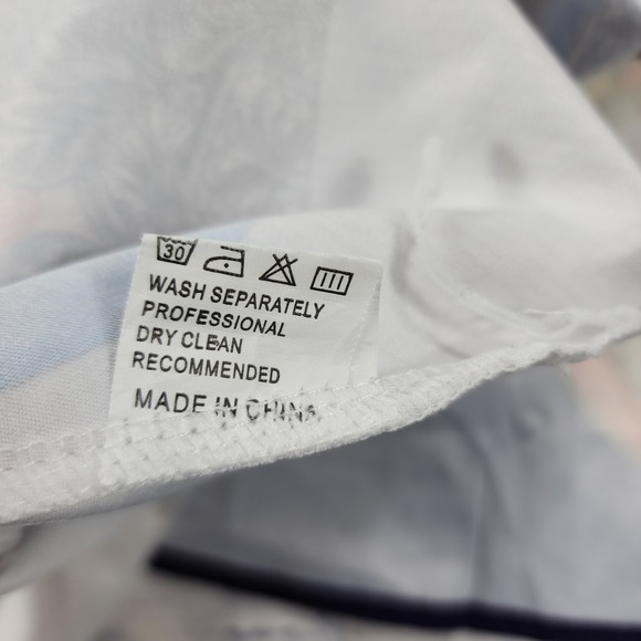 Dalia MacPhee Dress WOMENS L Equestrian Horse Print Shirt Dress Hi Low - Picture 10 of 16